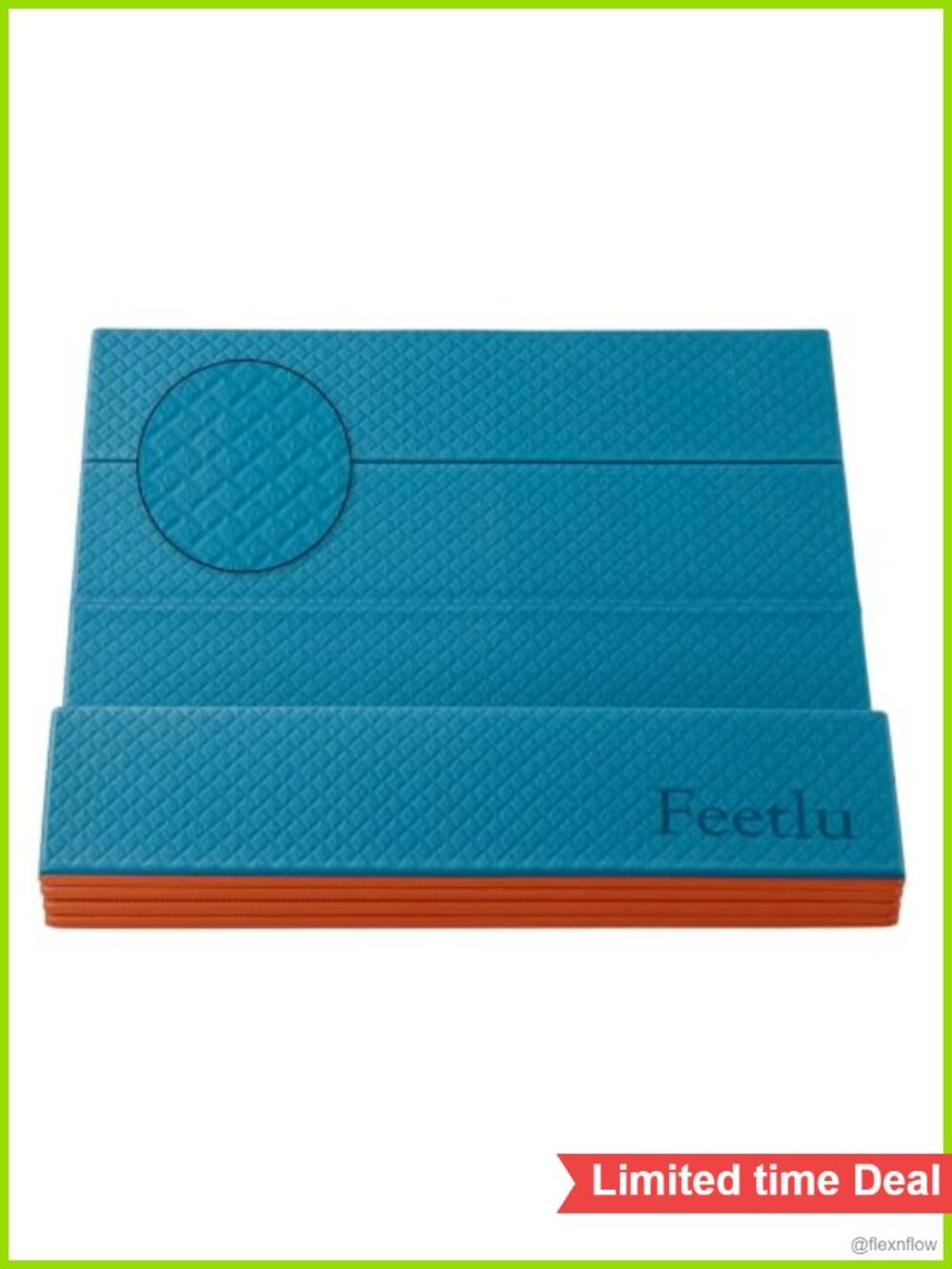 Foldable Yoga Mat 72x24 Non-Toxic POE Non-Slip Exercise Fitness